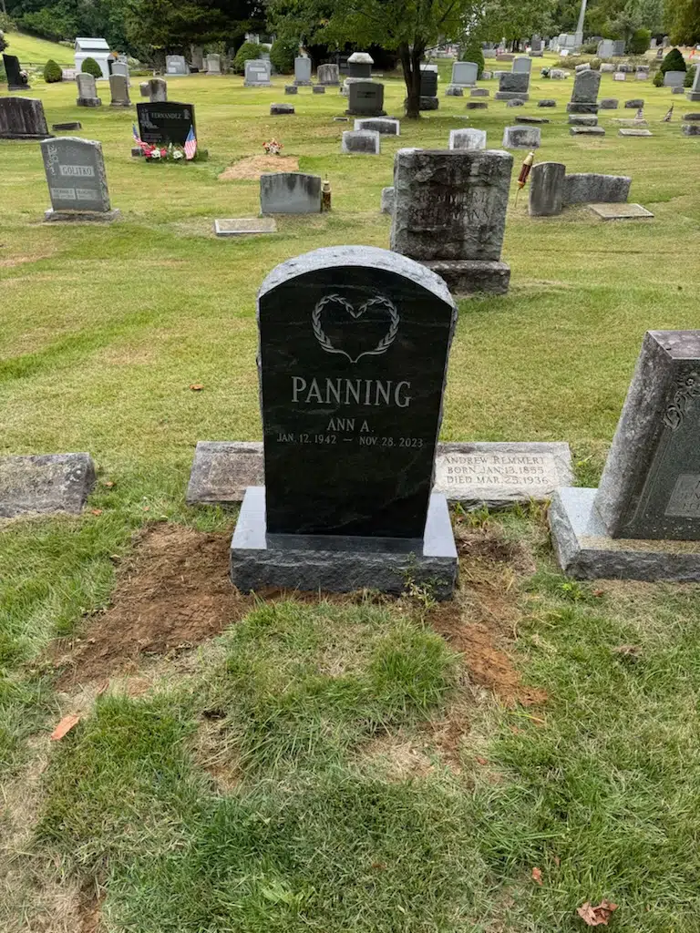 Granite Headstone (local) hand-carved by NJ Headstone Store in NJ — image 3