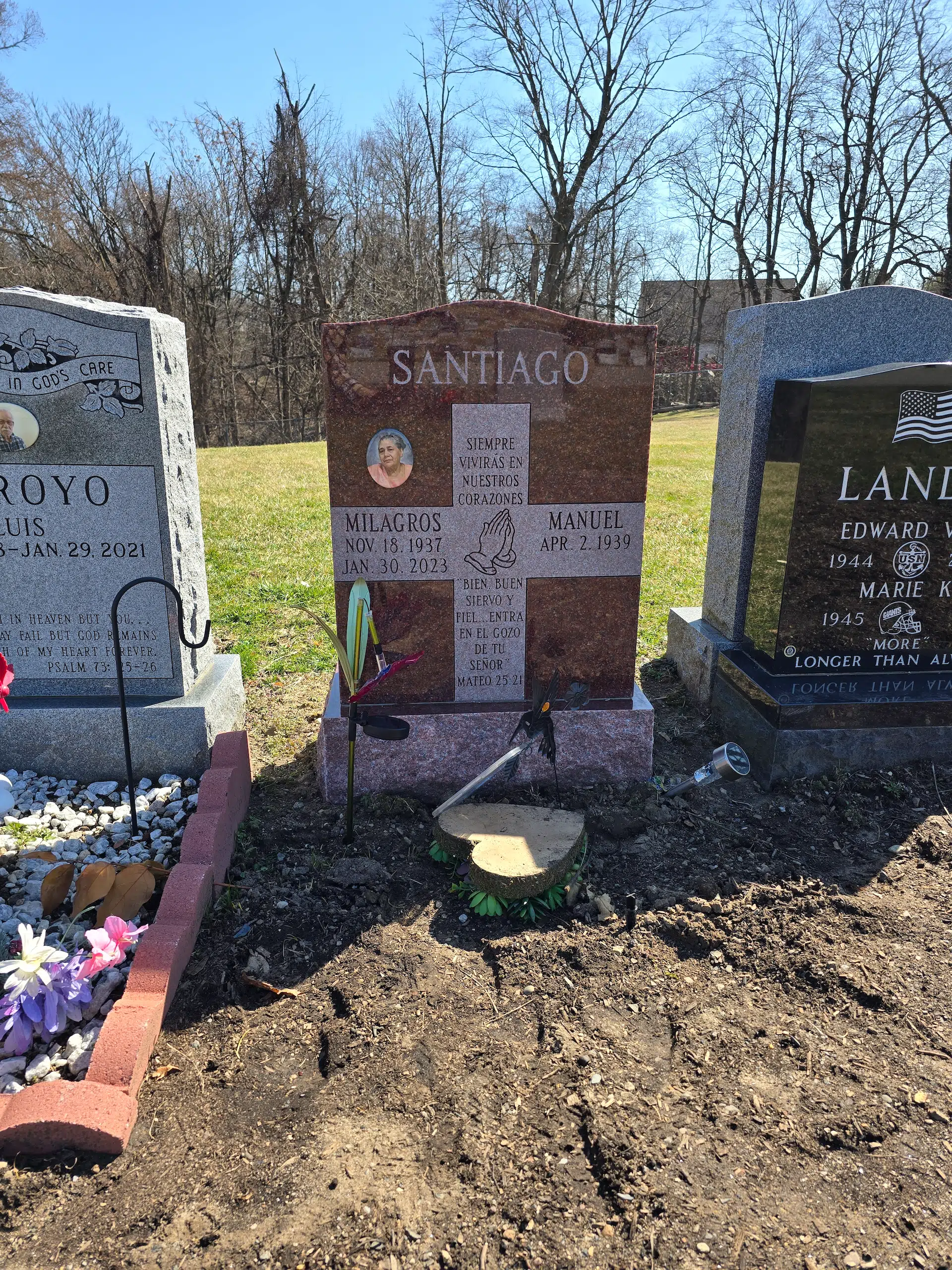 Granite Headstone (local) hand-carved by NJ Headstone Store in NJ — image 4