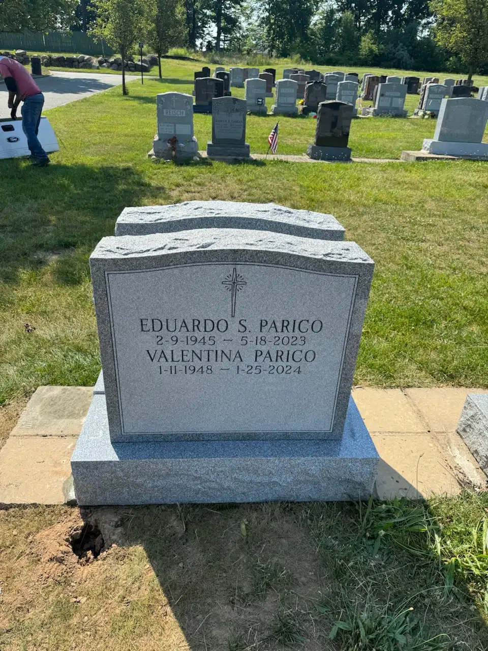 Granite Headstone (local) hand-carved by NJ Headstone Store in NJ — image 3